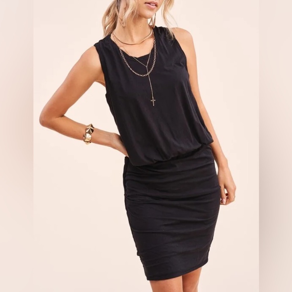 Ruched Midi Dress